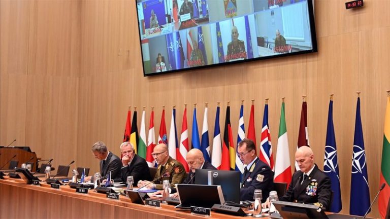 NATO defense chiefs stress commitment to Ukraine, discuss security guarantees during virtual summit